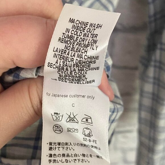 Frank & Eileen XS Barry Plaid Button Up - Picture 11 of 12